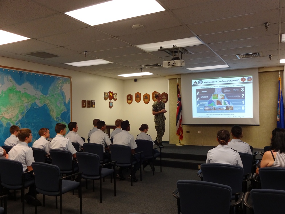 AF JROTC Visits JTWC