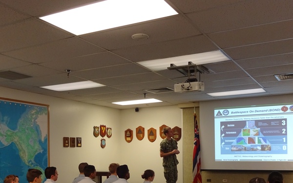 AF JROTC Visits JTWC
