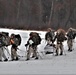 Fort McCoy Cold-Weather Operations Course students practice snowshoeing, ahkio sled use