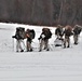 Fort McCoy Cold-Weather Operations Course students practice snowshoeing, ahkio sled use