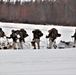 Fort McCoy Cold-Weather Operations Course students practice snowshoeing, ahkio sled use