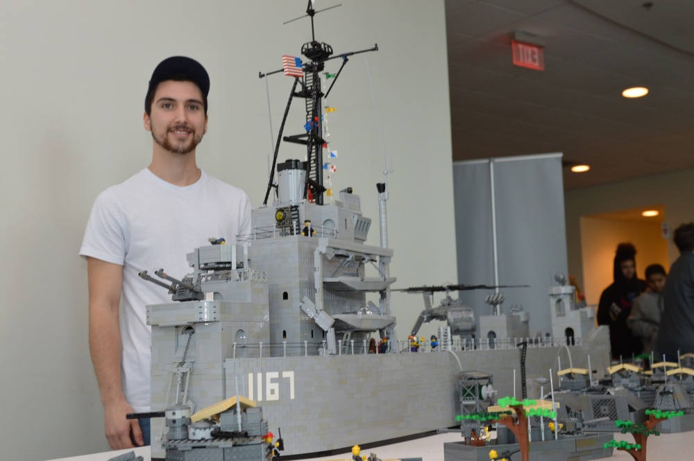 LEGO Ship model diorama