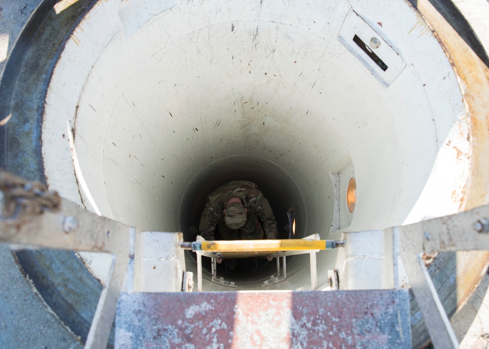 Behind the scene of an ICBM test launch