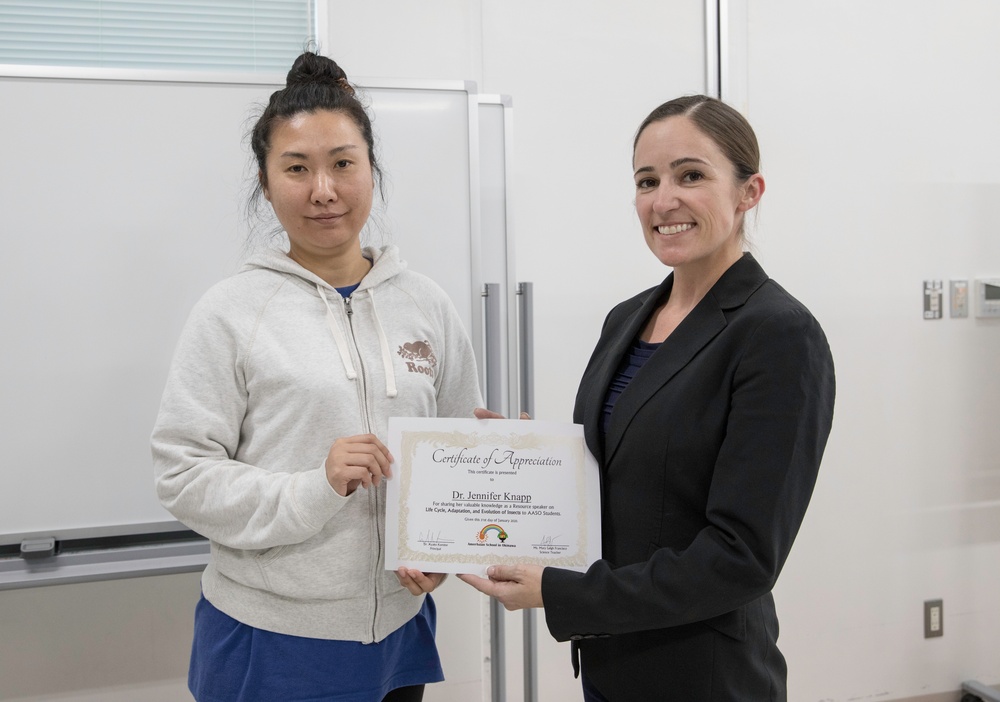 Let's Talk Bugs | Sailors with 3rd Marine Logistics Group volunteer at AmerAsian School
