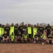 Combined Joint Task Force – Horn of Africa and Djiboutian Army Rapid Intervention Battalion service members participate in friendly soccer match