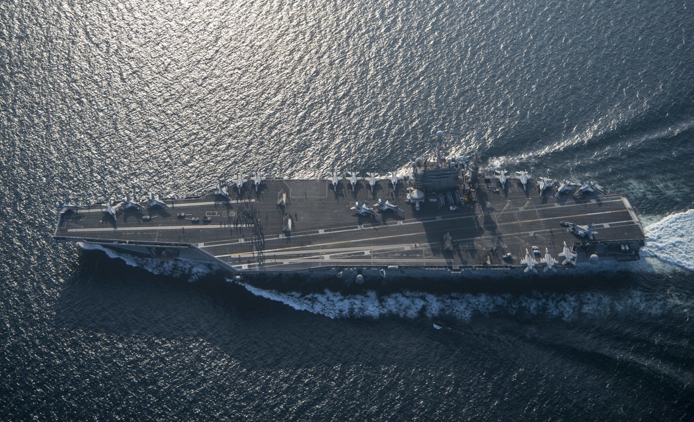 USS Harry S. Truman (CVN 75) transits the Arabian Sea