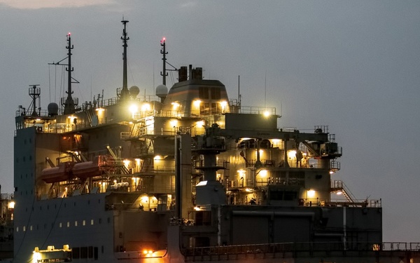 CRS-1 provides security for USNS Cesar Chavez (T-AKE-14)