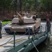 8th ESB Bridging Tanks Across New River