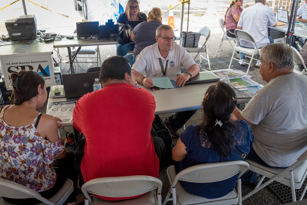 Earthquake Survivors Visit Disaster Revocery Centers in PR