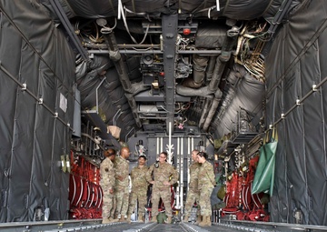 379 AEW command chief visits Airmen on flightline
