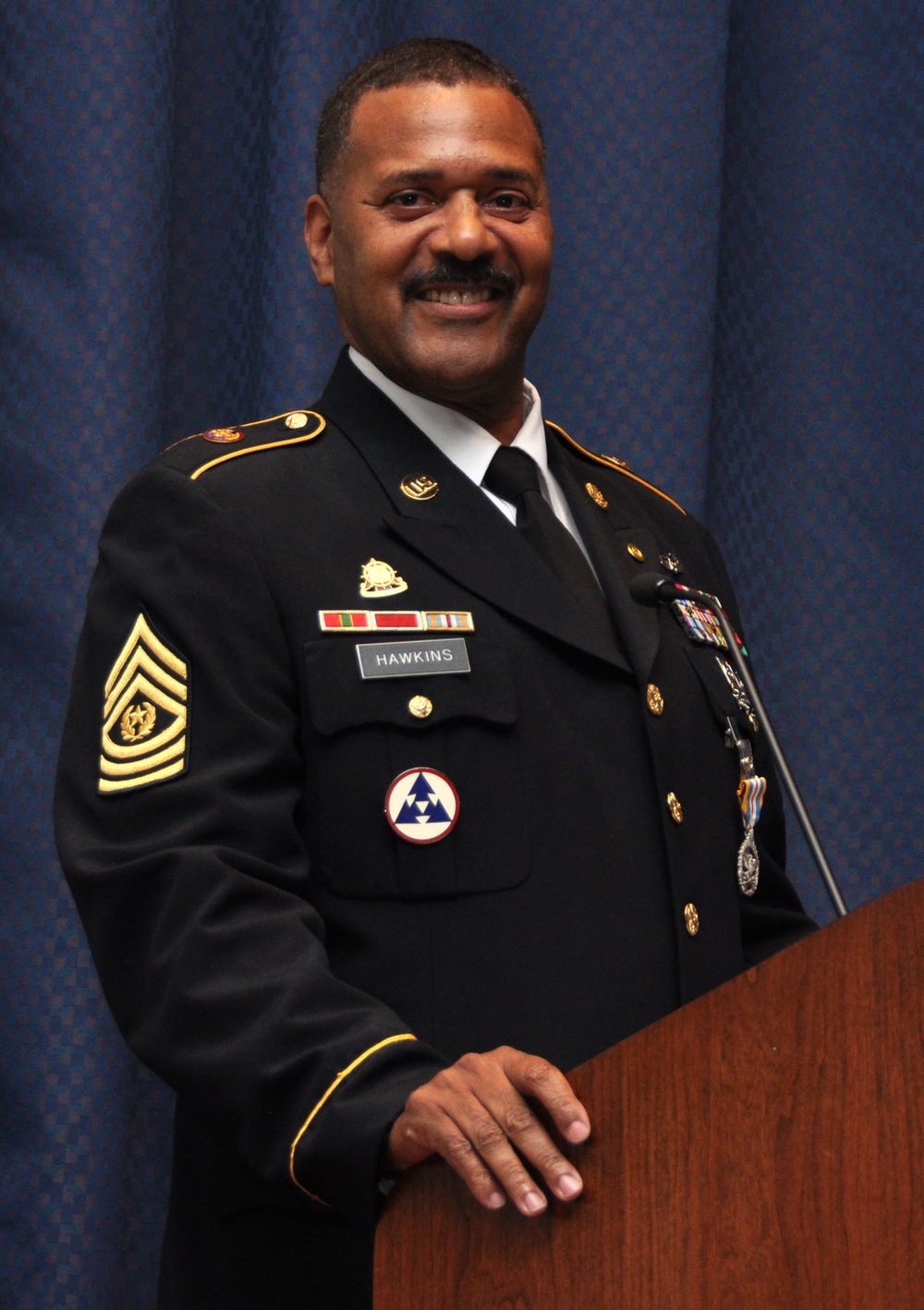 Former U.S. Transportation Command senior enlisted leader emphasized integrity, others first, and teamwork during a more than three-decade Army career
