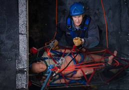 On the ropes:  firefighters complete advanced rescue course