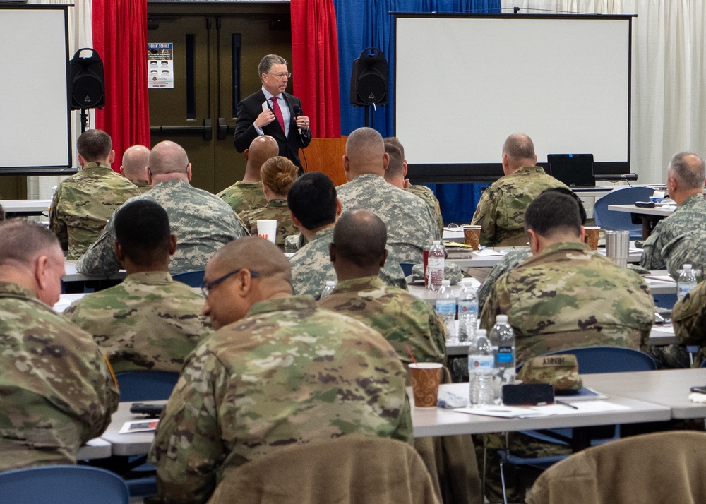 Maryland National Guard senior leaders discuss SPP initiatives with top defense officials, Ambassadors