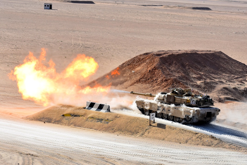 30th Armored Brigade Combat Team holds tank gunnery