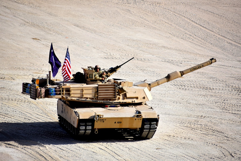 30th Armored Brigade Combat Team holds tank gunnery