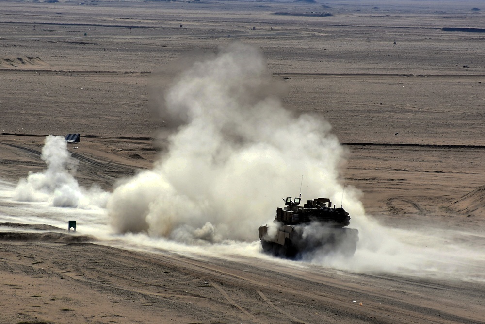 30th Armored Brigade Combat Team holds tank gunnery