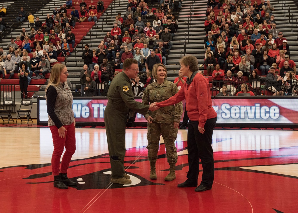 University of Central Missouri hosts military appreciation game