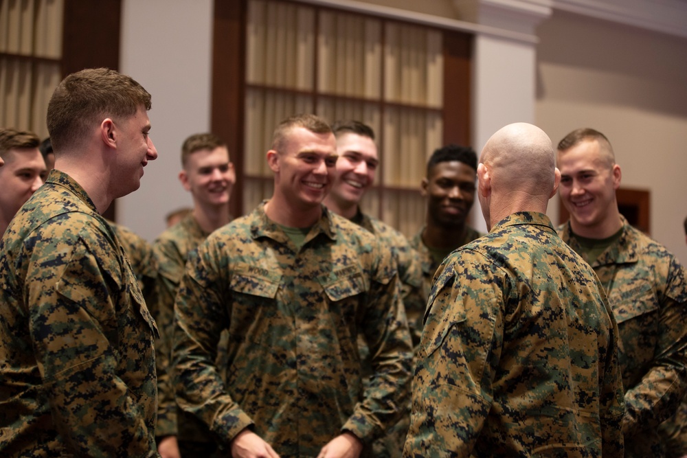 SMMC attends The Color Sergeant of the Marine Corps relief and appointment