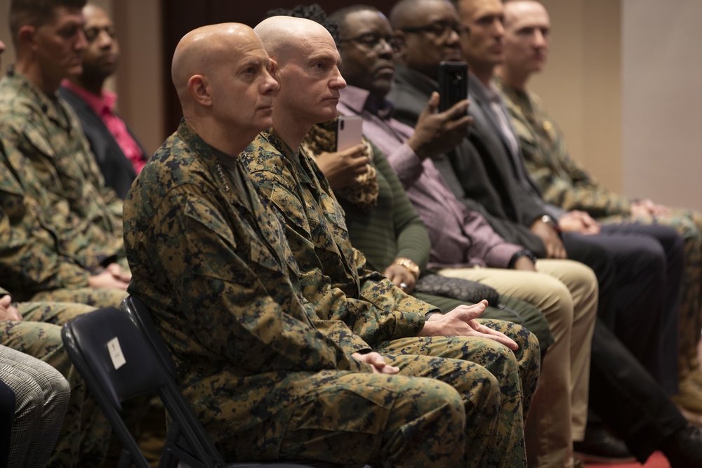 SMMC attends The Color Sergeant of the Marine Corps relief and appointment