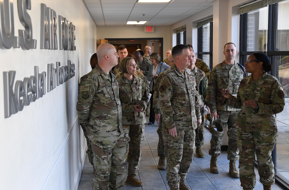 AETC Command Team gets first-hand look at Keesler’s premier warfighters