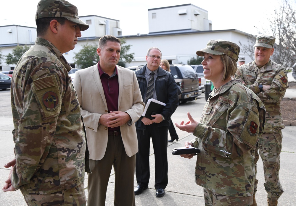 AETC Command Team gets first-hand look at Keesler’s premier warfighters