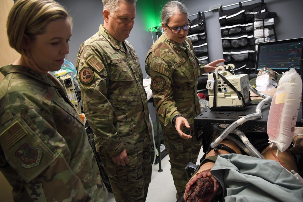 AETC Command Team gets first-hand look at Keesler’s premier warfighters