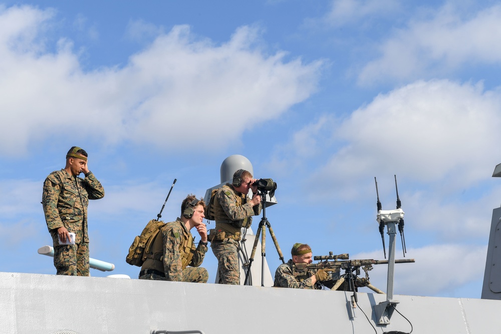 USS Green Bay (LPD 20) VBSS Drill