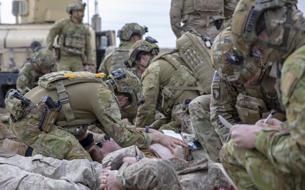 Camp Taji Mass Casualty Drill