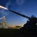 USS Alabama at Sunset