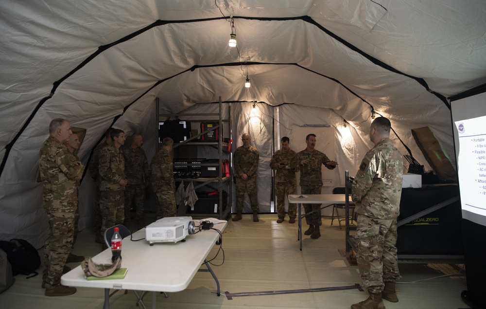 Air Force Expeditionary Center CC visits 726th AMS