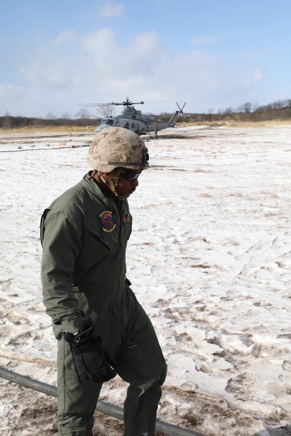 Refueling at Yausubetsu Training Area