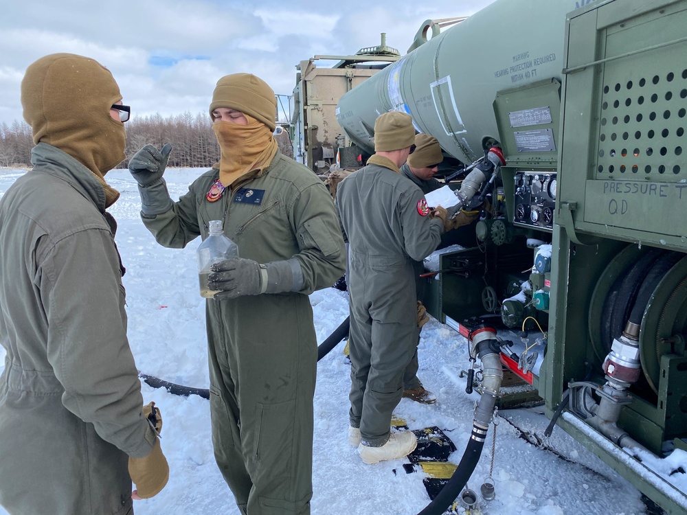 Refueling at Yausubetsu Training Area