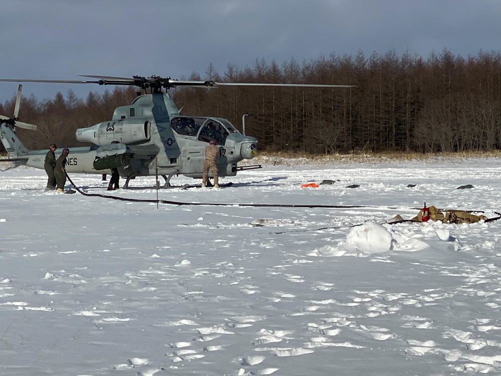 Refueling at Yausubetsu Training Area