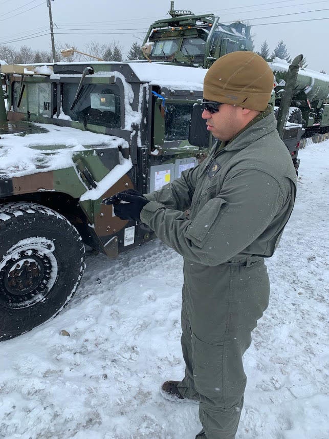 Refueling at Yausubetsu Training Area