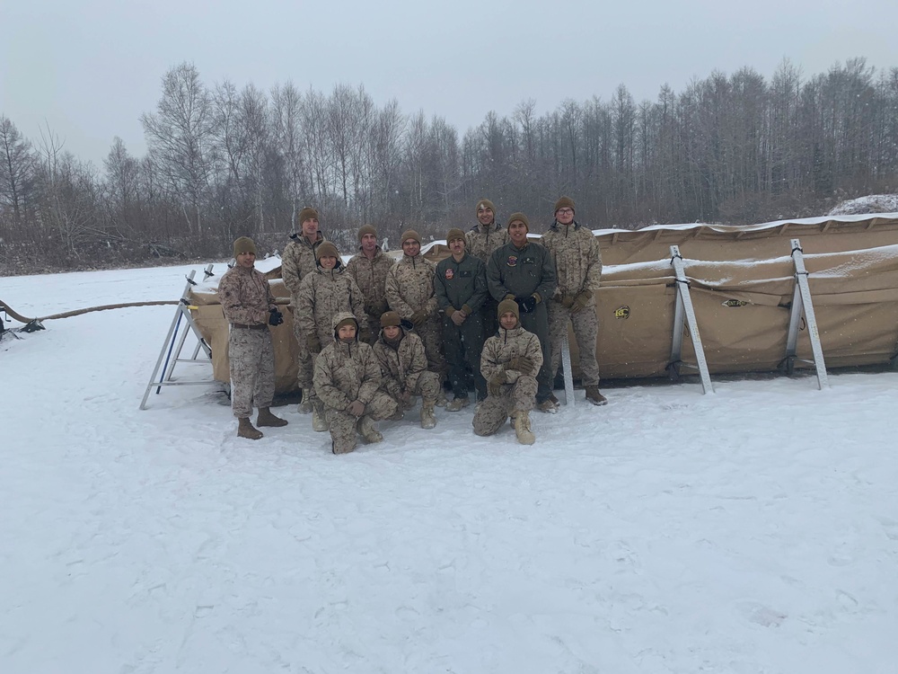 Refueling at Camp Obihiro