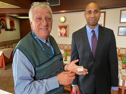 Della-Valle receives command coin