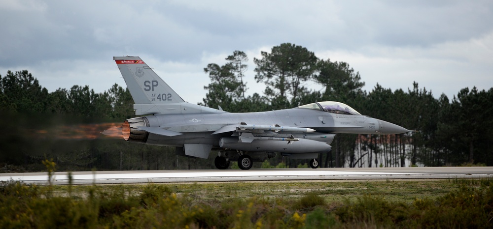 52nd Fighter Wing operates from Portugal for Flying Training Deployment