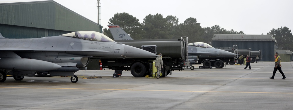 52nd Fighter Wing operates from Portugal for Flying Training Deployment