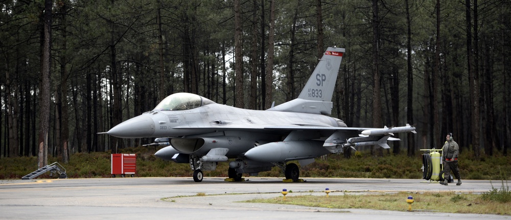 52nd Fighter Wing operates from Portugal for Flying Training Deployment