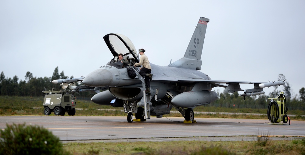 52nd Fighter Wing operates from Portugal for Flying Training Deployment