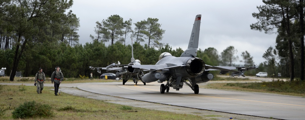 52nd Fighter Wing operates from Portugal for Flying Training Deployment