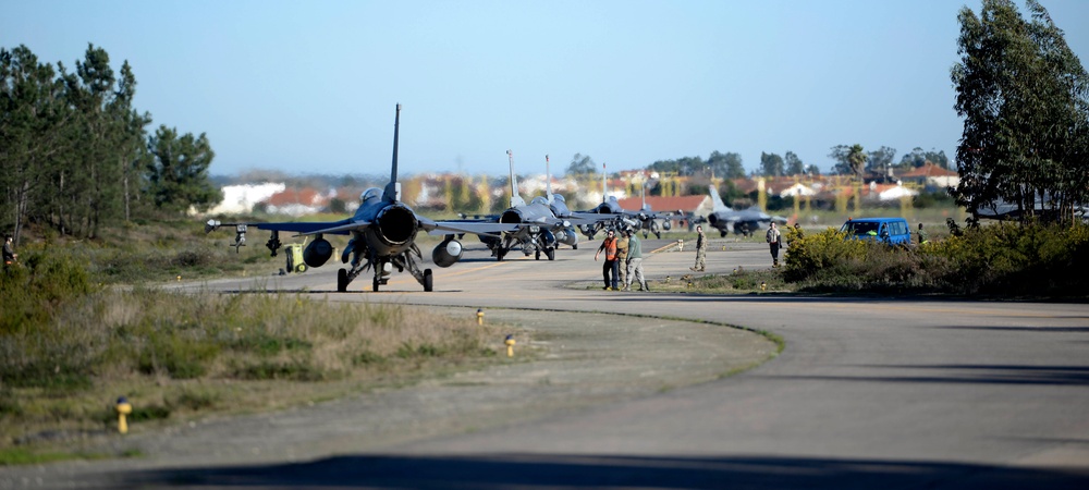 52nd Fighter Wing operates from Portugal for Flying Training Deployment