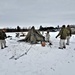 Cold-Weather Operations Course students practice use of Arctic 10-person tent at Fort McCoy