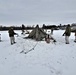 Cold-Weather Operations Course students practice use of Arctic 10-person tent at Fort McCoy