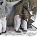 Cold-Weather Operations Course students practice use of Arctic 10-person tent at Fort McCoy