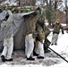 Cold-Weather Operations Course students practice use of Arctic 10-person tent at Fort McCoy