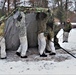 Cold-Weather Operations Course students practice use of Arctic 10-person tent at Fort McCoy