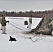 Cold-Weather Operations Course students practice use of Arctic 10-person tent at Fort McCoy