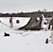 Cold-Weather Operations Course students practice use of Arctic 10-person tent at Fort McCoy