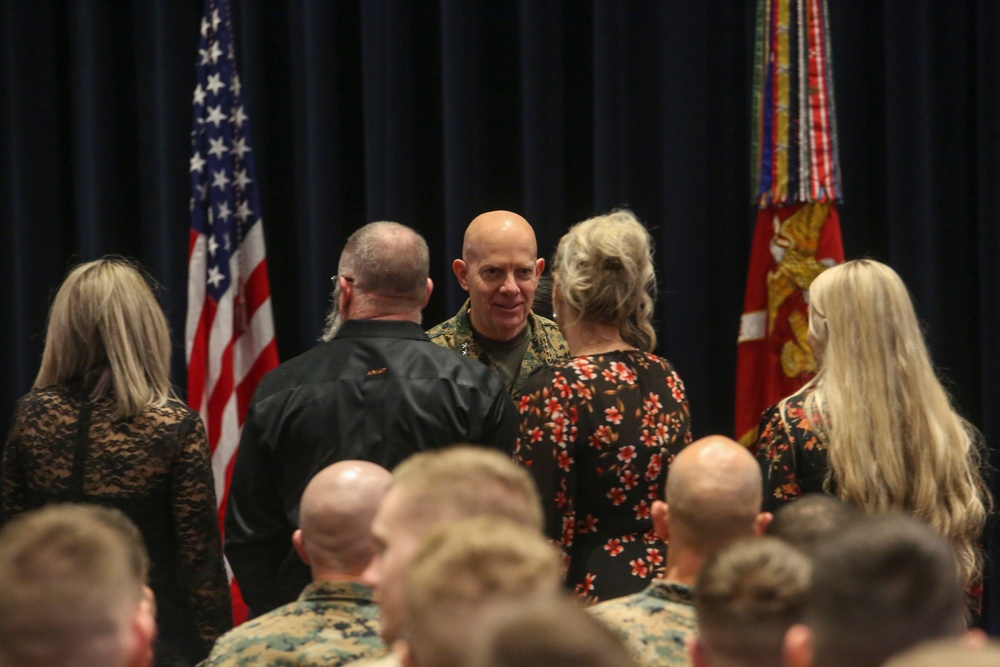 The 38th and 39th Color Sergeant of the Marine Corps Relief and Appointment Ceremony